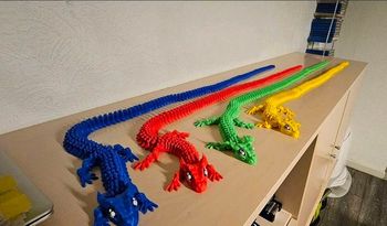 Dragon Articulé GÉANT 93 cm - Flexible Fidget Toy / Déco
