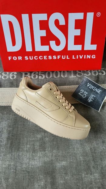 Diesel S-Athene Bold X Beige - Size : 37 🌈🌈