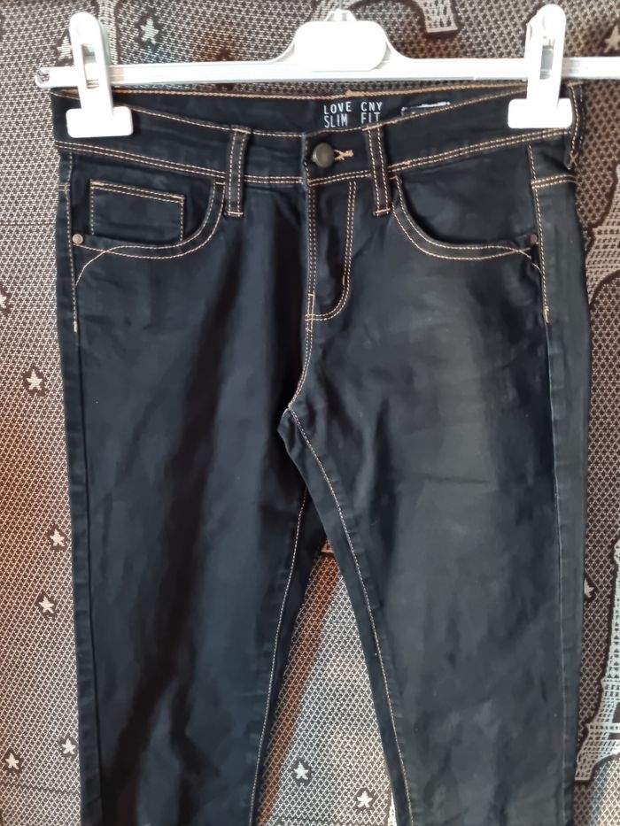 Jean noir Slim Fit (Stretch) 38 - photo numéro 3