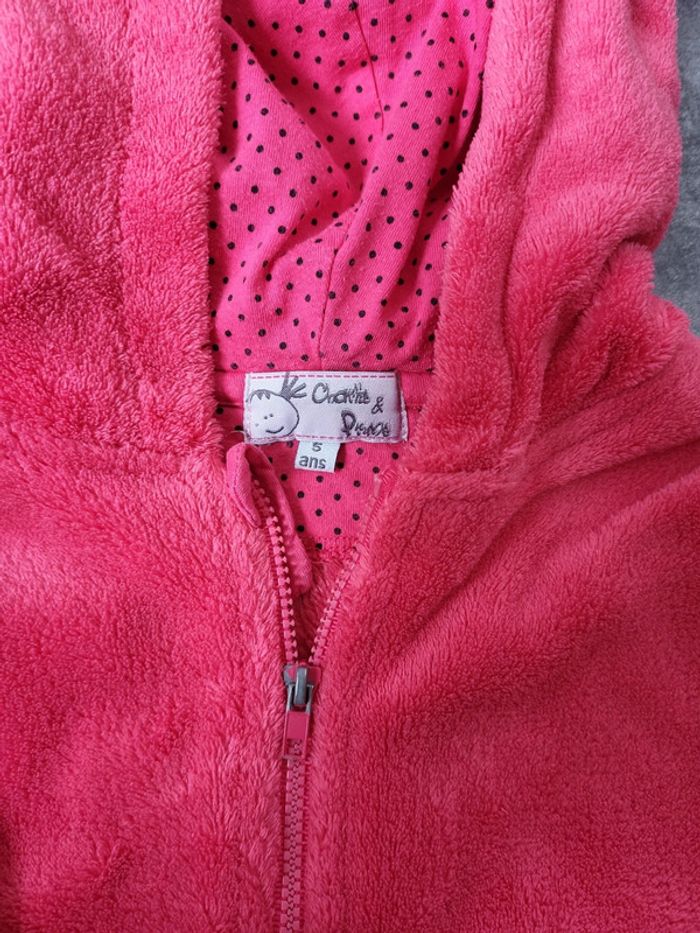 Veste polaire fille 5 ans très bon état - photo numéro 2