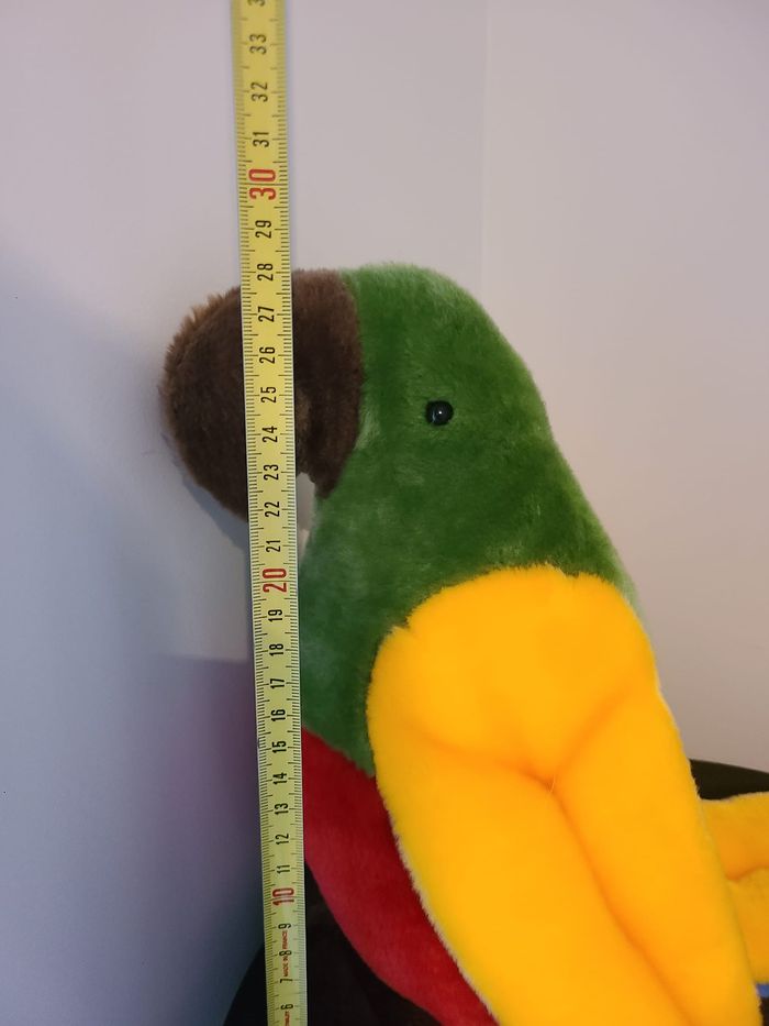 peluche perroquet - photo numéro 3