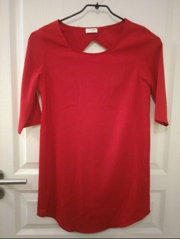 Robe courte rouge