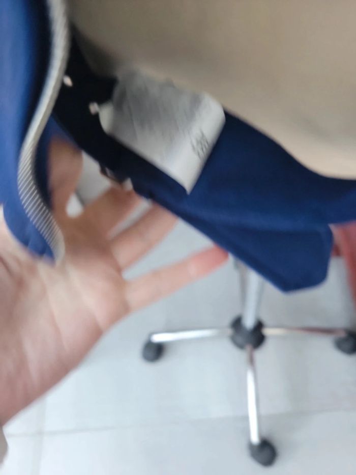 Veste neuve bleu marine toucher velours avec ceinture taille M - photo numéro 3