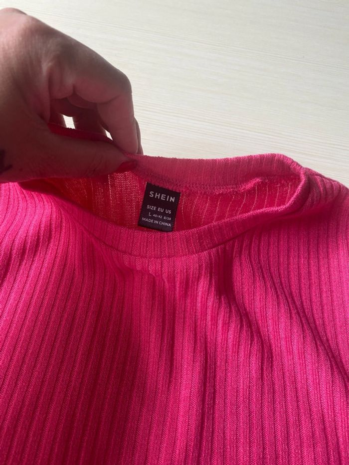 Pull léger rose - photo numéro 3