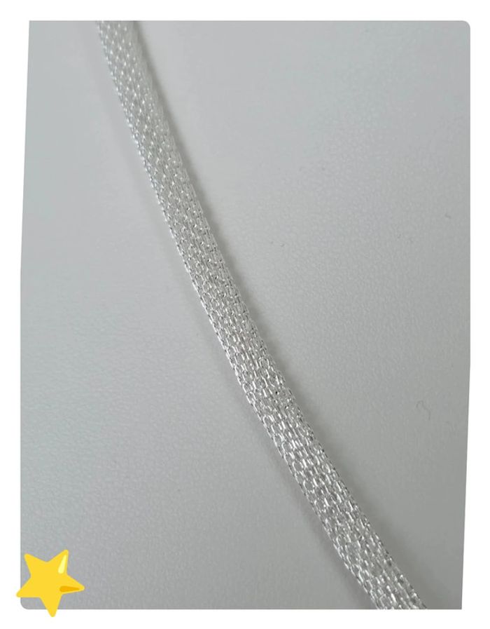 Collier plaquage argent avec pendentif cœur 50cm - photo numéro 3
