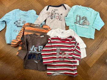 Lot t-shirt garçon 12 mois