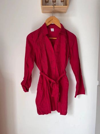 Tunique longue rouge
