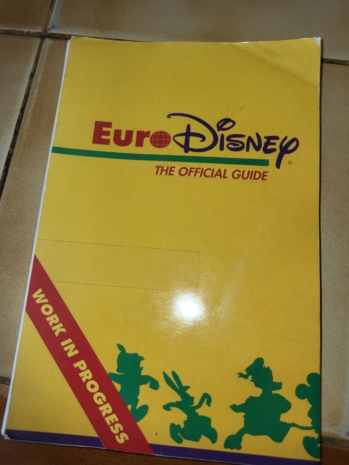 Cahier vierge EURO DISNEY