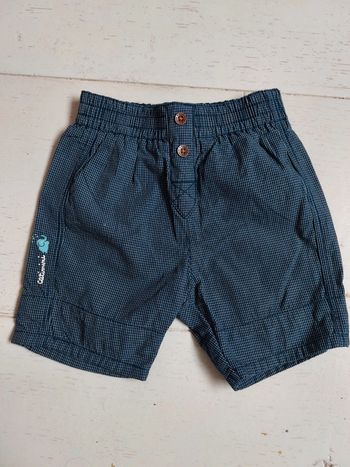 Short à carreaux Catimini Taille 3 mois