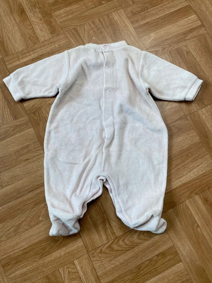 Pyjamas une pièce rose vintage - photo numéro 3