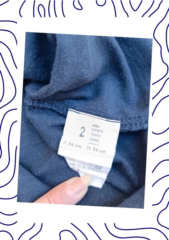 Tee shirt manches longues 24 mois Ycc - photo numéro 4