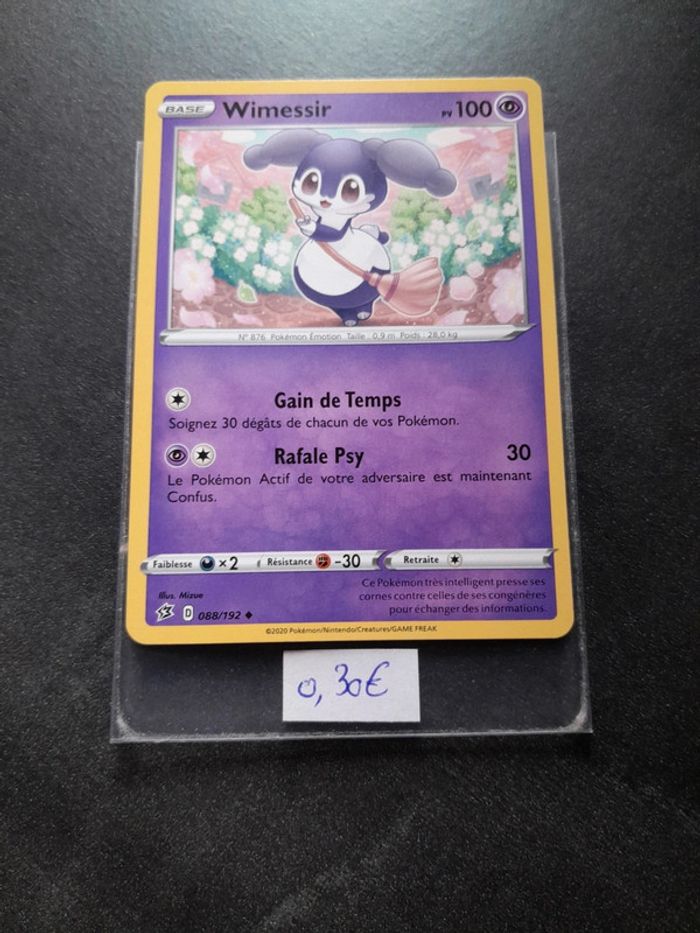 Carte Pokémon Wimessir 88/192