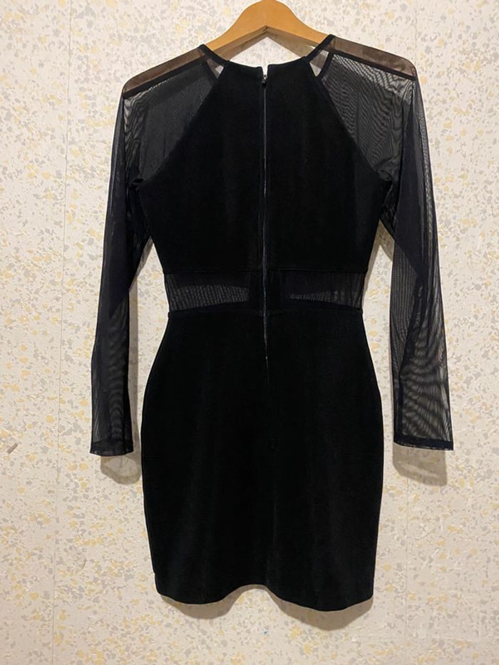 Robe vintage Roberta moulante stretch voile noir 36 - photo numéro 3