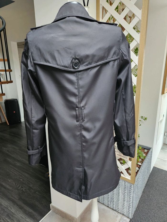 Mengdiou trench noir taille 42 - photo numéro 6