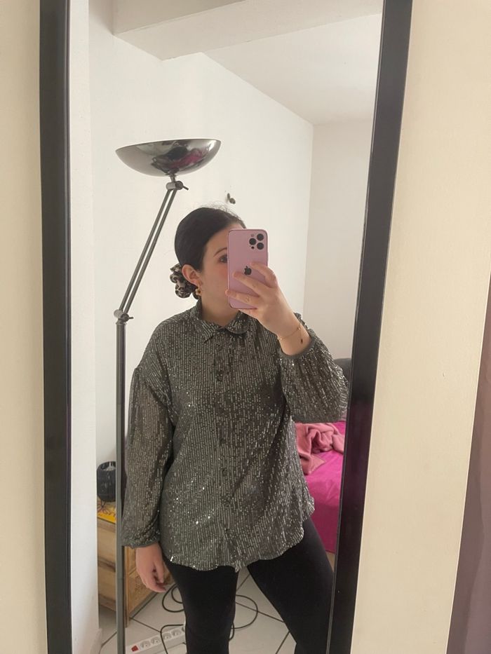 Chemisier à paillettes