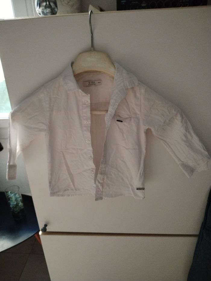 Chemise blanche bébé