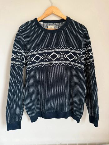 Pull jacquard homme