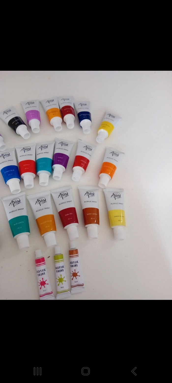 Lot peinture acrylique neuf - photo numéro 3