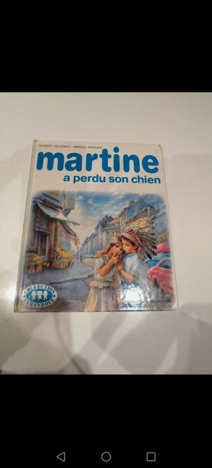 Livre Martine à perdu son chien