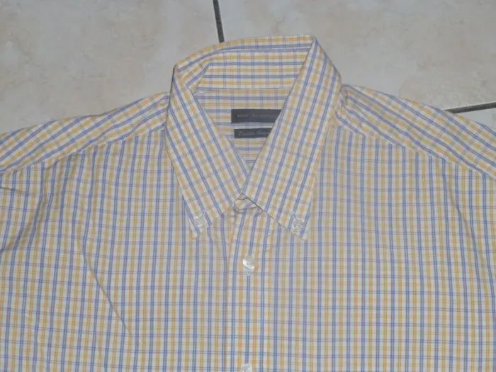 chemise manche courte Mise au Green rayé double retors M - photo numéro 2