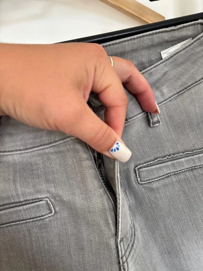 Jean skinny gris Etam taille 38 - photo numéro 5