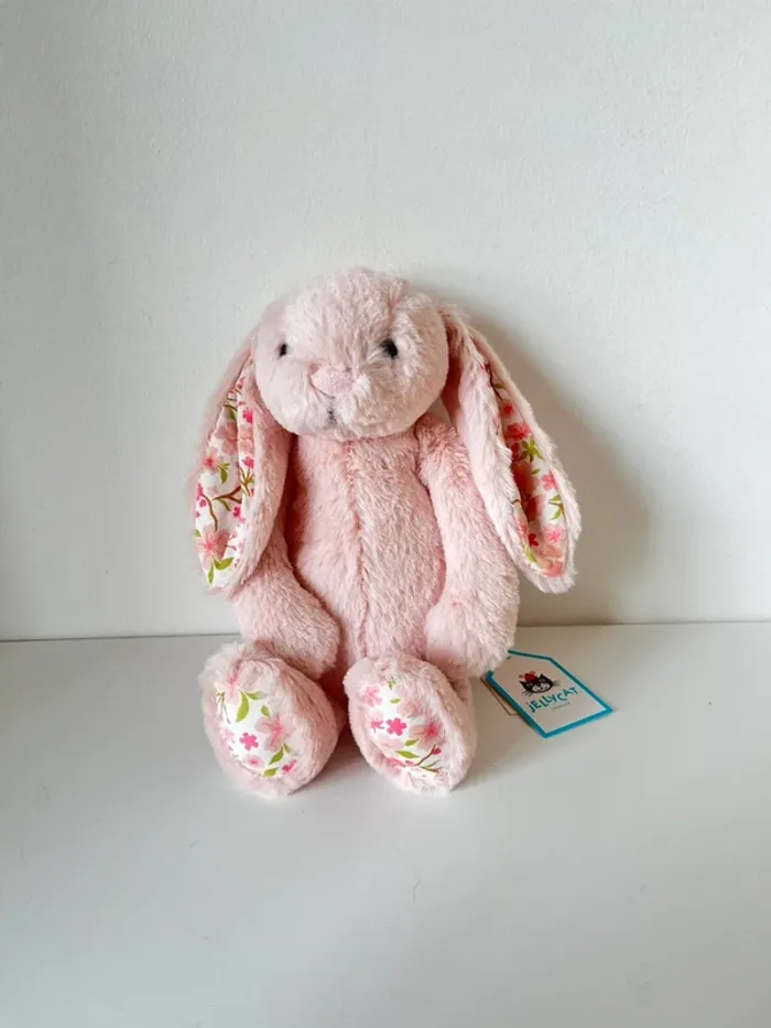 Blossom blush bunny cherry small Jellycat