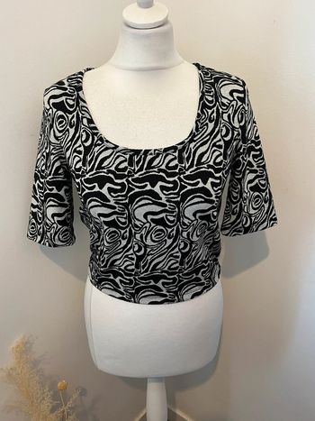 Sweat fin crop top Véro Moda M comme neuf