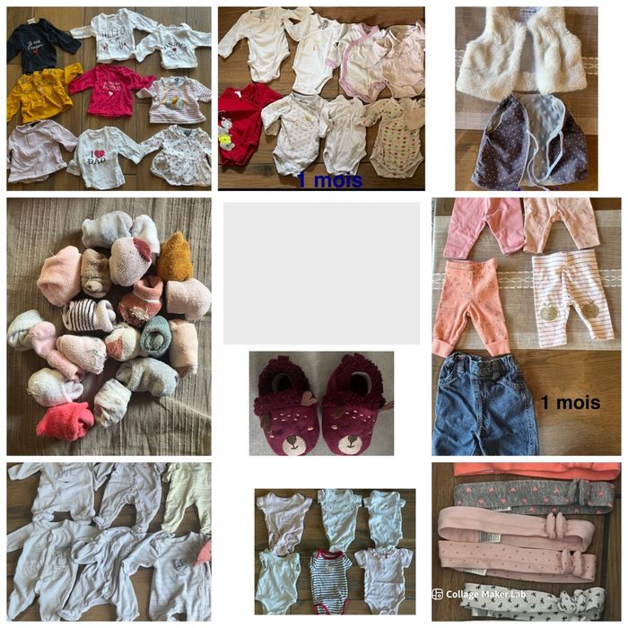 Lot 1 mois fille