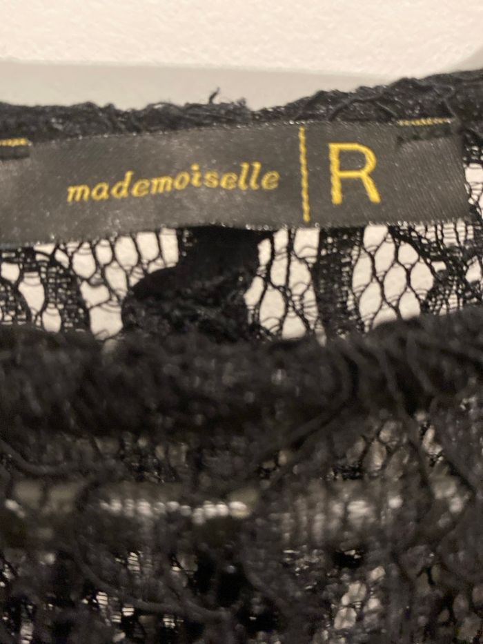 Robe de soirée noir et dentelle - photo numéro 7