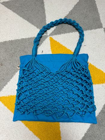 Sac cabas en maille vintage