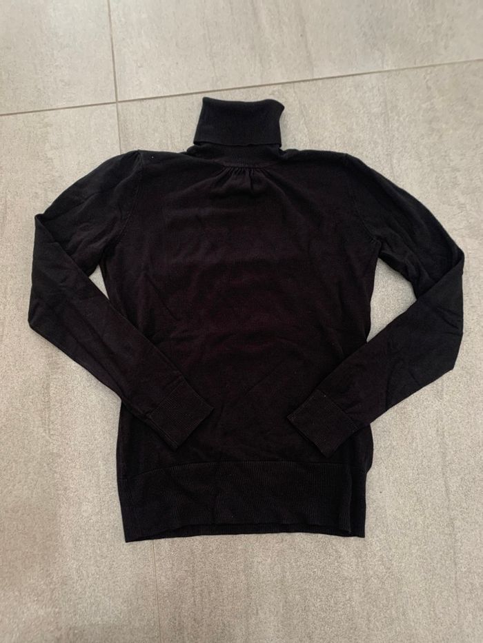 Pull Col roulé noir femme - photo numéro 2