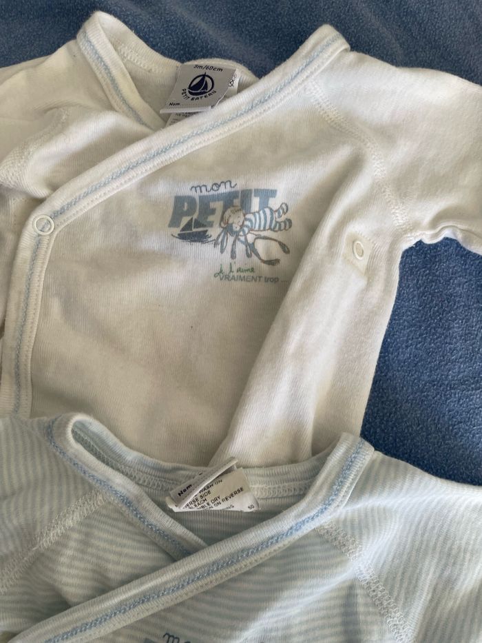 Lot bodies petit bateau - photo numéro 3