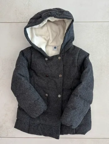 Doudoune fille en flanelle déperlante 4 ans