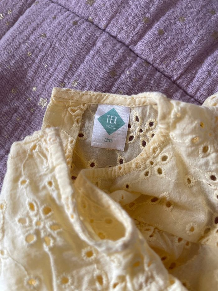 Top fille neuf Tex taille 3 mois - photo numéro 3