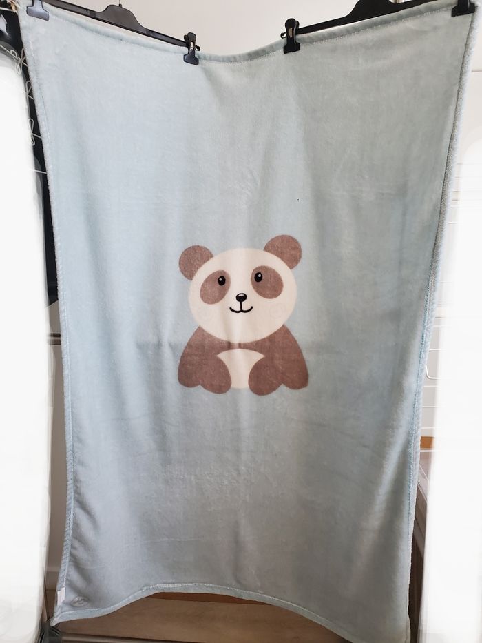 Lot plaid et tour de lit bébé hiver polaire - photo numéro 8