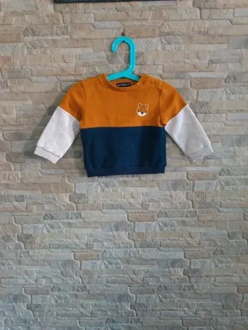 Sweat moutarde In Extenso 12M