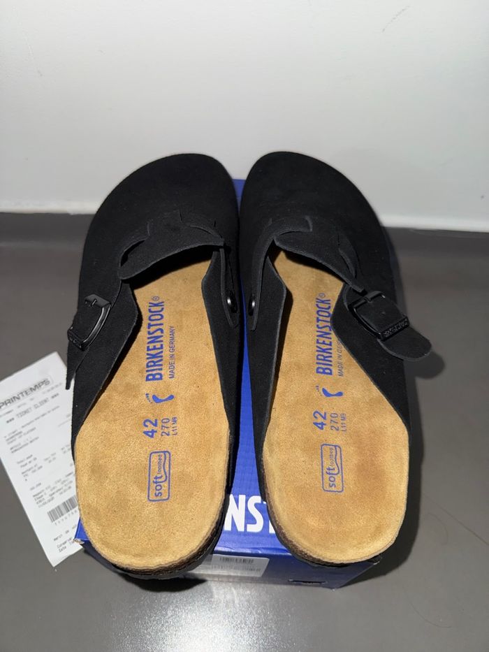 Sandales Birkenstock Boston noir taille 42 - photo numéro 5