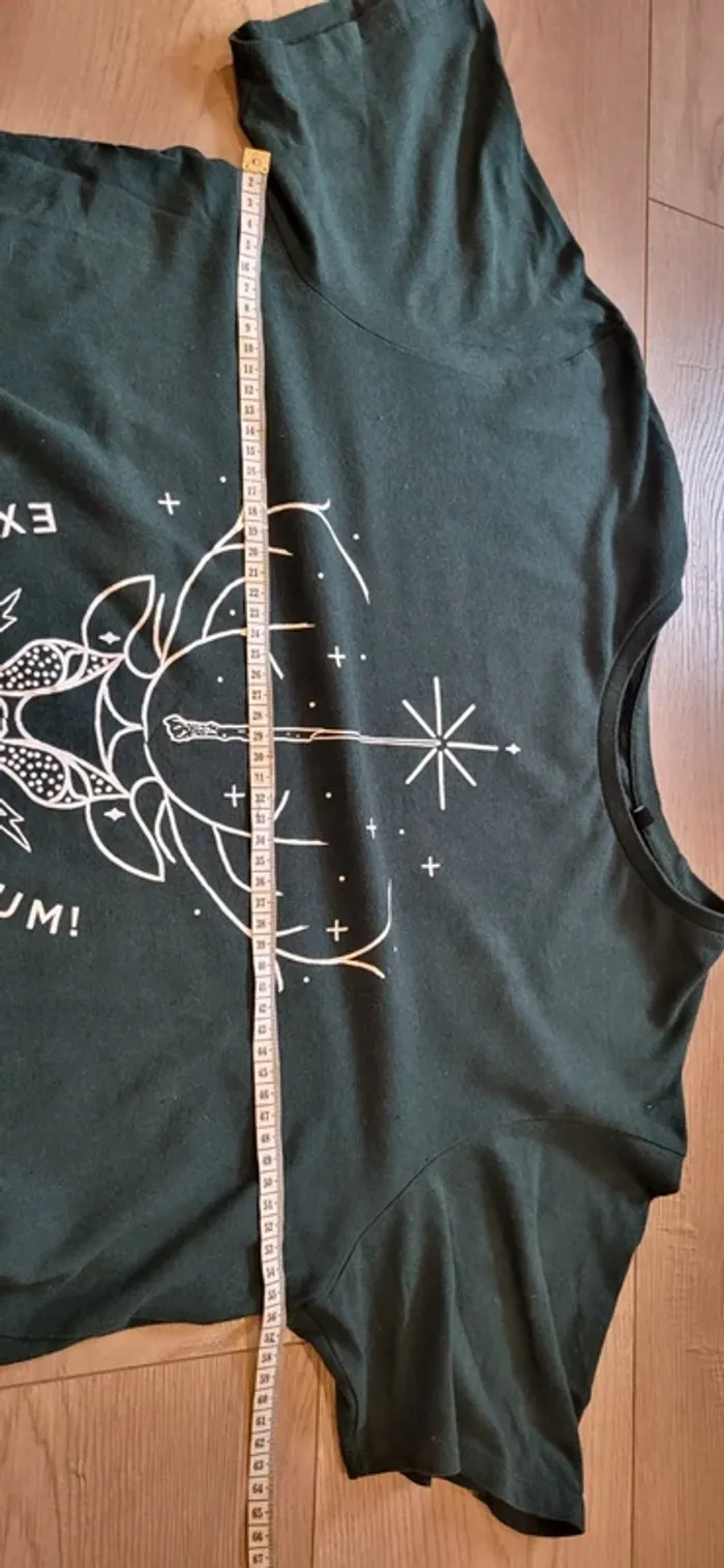 T-shirt Harry Potter Expecto Patronum Vert - Taille XL - Très bon état - photo numéro 9