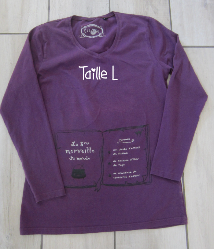 Tee shirt manches longues maternité