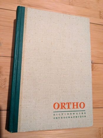 Dictionnaire orthographique