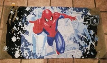 Grande serviette spider man garçon