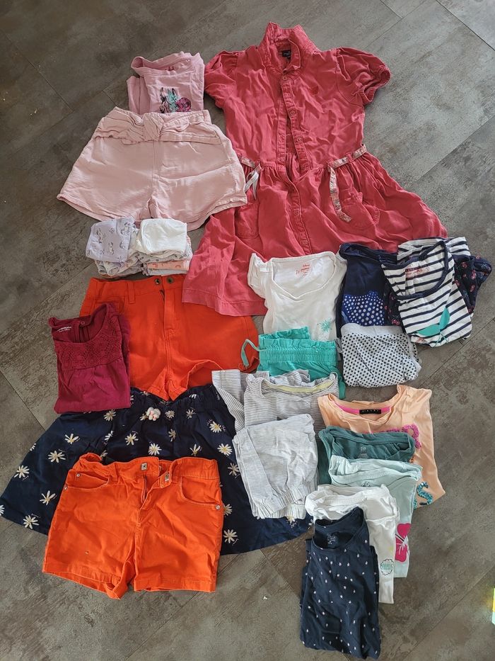 lot vêtements fille été 8 ans