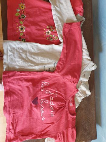 Lot de 3 tee shirt manches longues