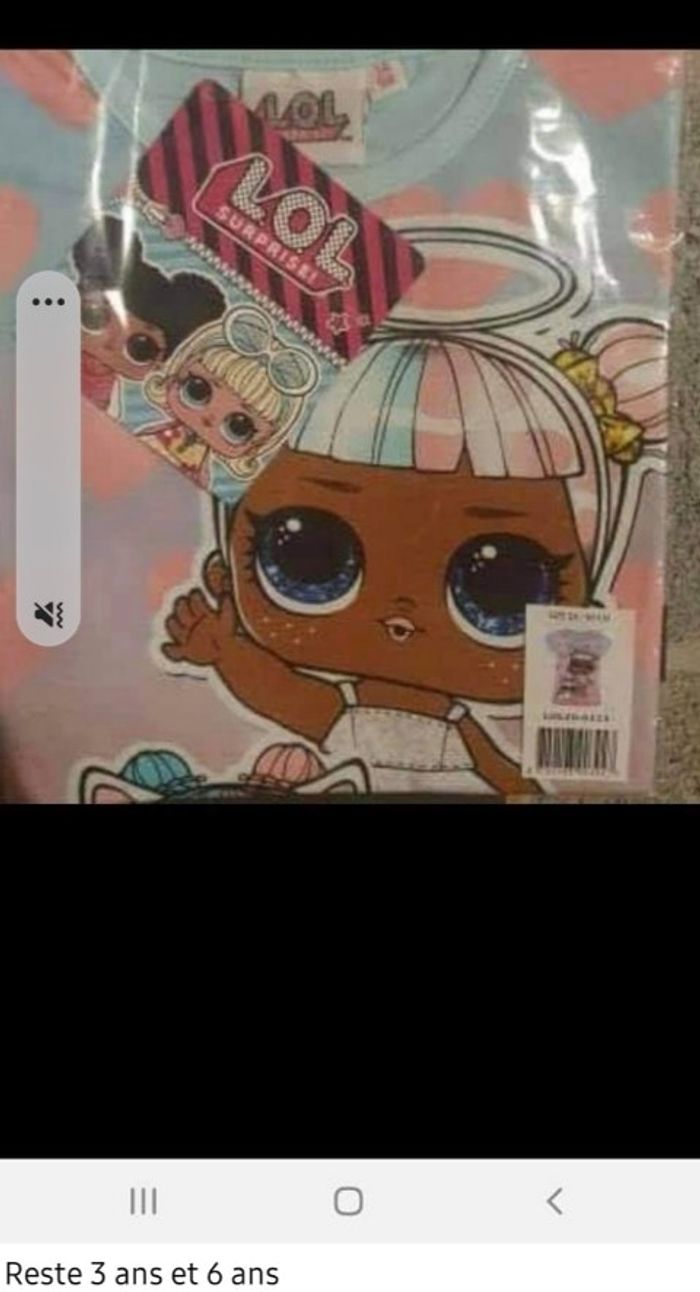Tee-shirt poupée lol