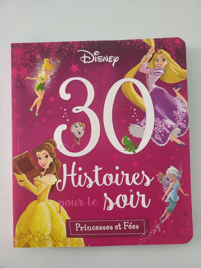 Livre 30 histoires du soir,princesses et fées