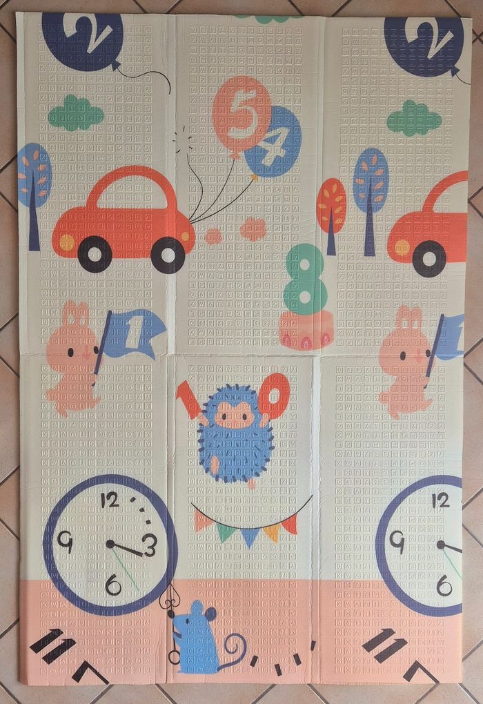 Tapis de parc 180 x 120 cm pour enfant et bébé - photo numéro 4
