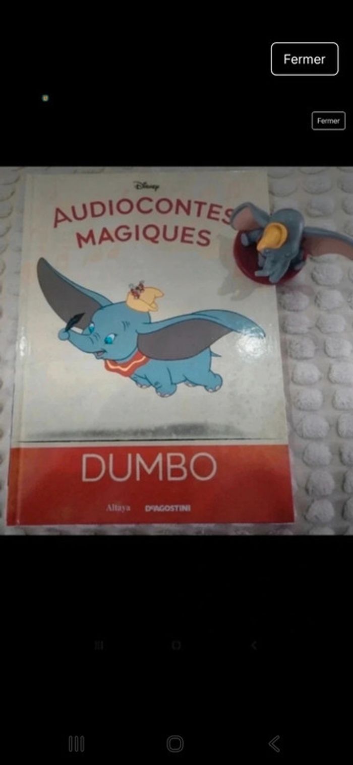 5ēme audioconte altaya deagostini livre&figurine disney audio compte comte magique magic