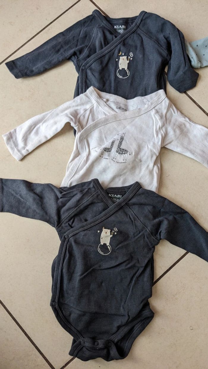 Lot garçon 3 mois pyjama body moufle - photo numéro 3