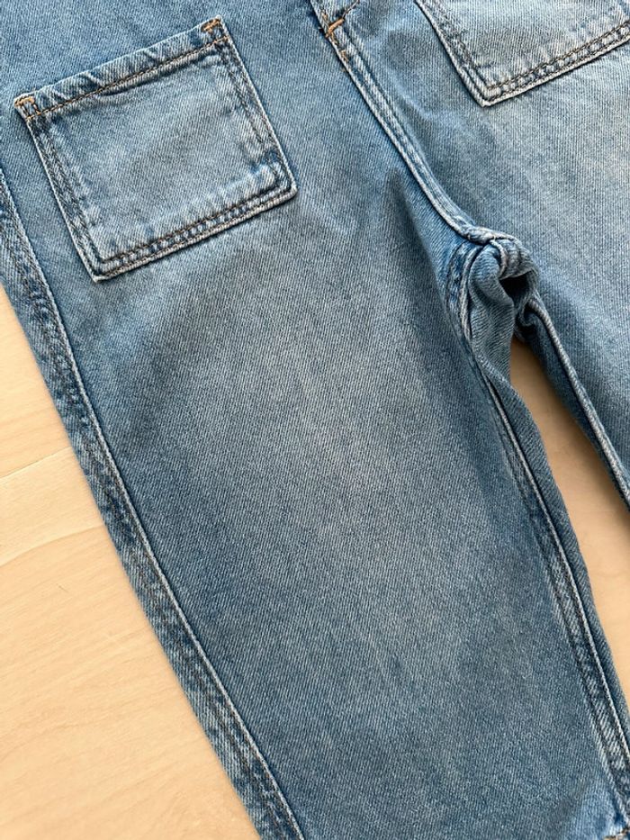 Salopette en jeans h&m 12 mois 80 cm - photo numéro 4