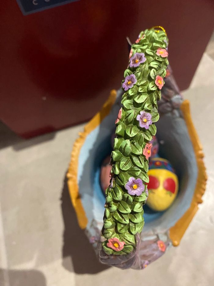 Panier de Pâques oeuf disney traditions figurine blanche neige - photo numéro 3